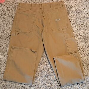 Wrangler Men's Tan Carpenter denim work pants